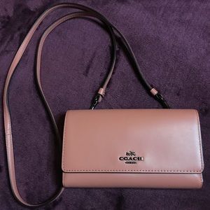 Coach Wallet Crossboy Antique Rose Pink